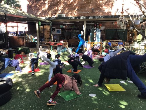 Kids Indoor Yoga